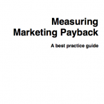 Measuring marketing payback